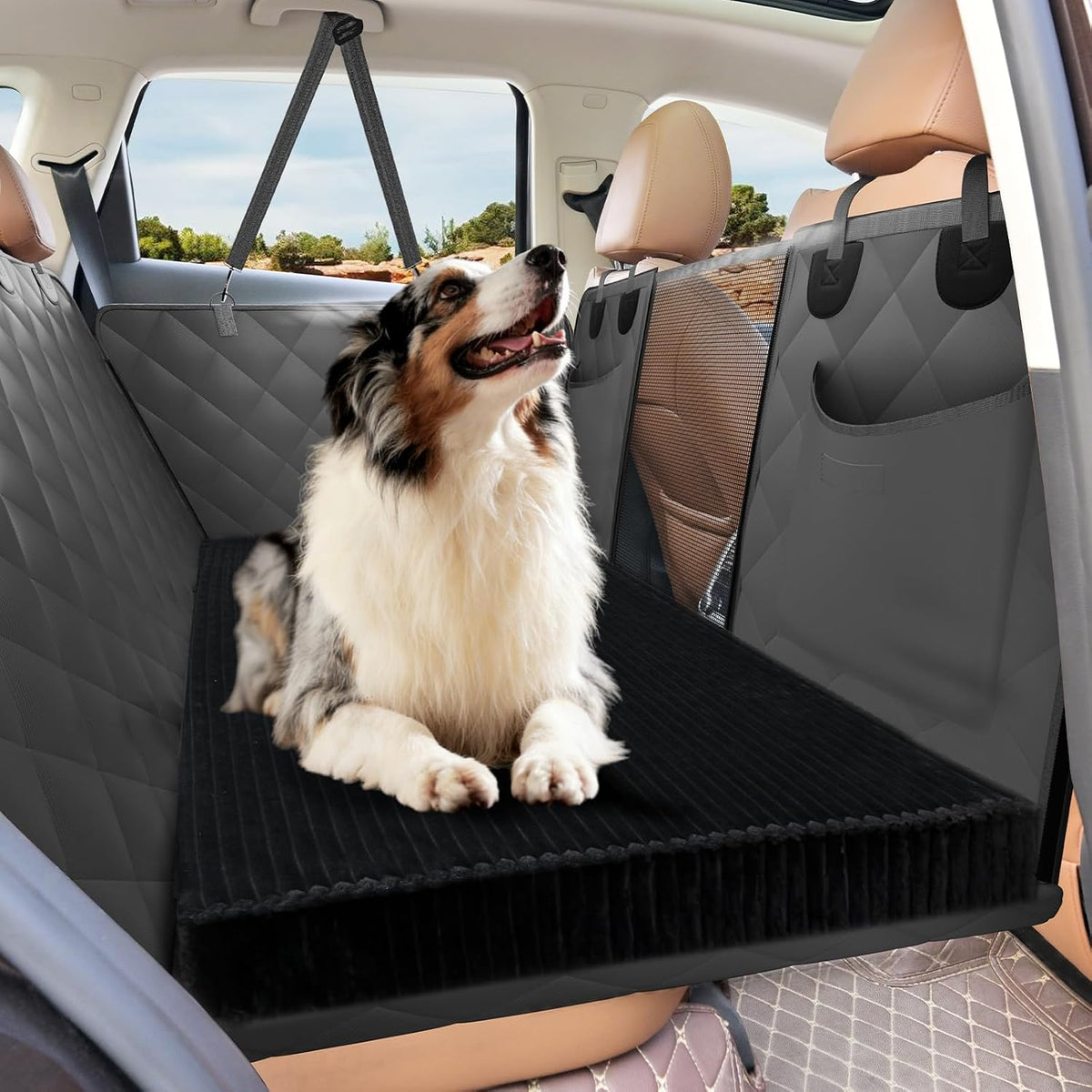 Canine Cruiser Comfort Zone: The No-Slip Snooze Spot for Your Furry Co-Pilot!