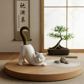 Purr-fectly Potted: The Cat-astrophic Ceramic Planter for Your Tiny Green Friends!