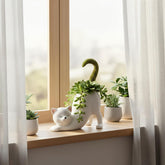 Purr-fectly Potted: The Cat-astrophic Ceramic Planter for Your Tiny Green Friends!