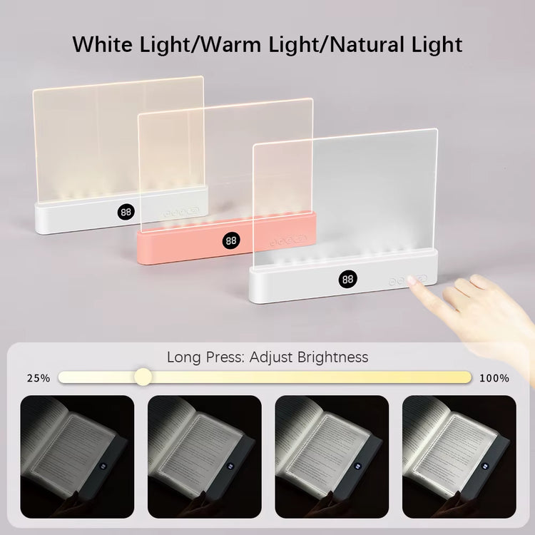 Portable LED Reading Light - Perfect Bookmark Lamp for Bed, Car, and Travel